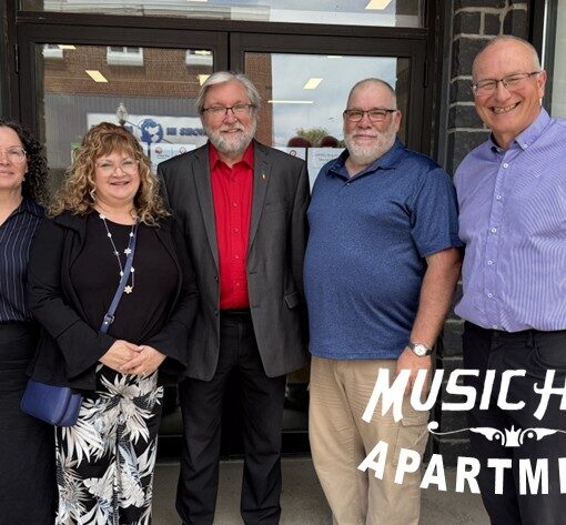 Music Hall Apartments media event
